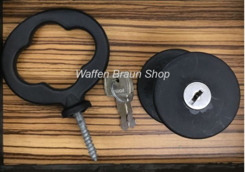 Wandgewehrhalter für Langwaffe abschließbar 