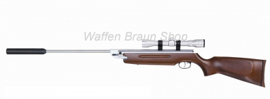 HW 35 K F SD Silverwood 4,5 mm mit ZF 4x32 incl Schalldämpfer 