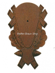 Geweihbrett für Rot- u. Damhirsch, 41x26 cm 