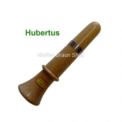 HUBERTUS Enten- und Krähenlocker mit Schallbecher. Aus polierten Holz. 10 cm lang 
