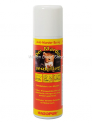 HAGOPUR Anti-Marder Spray 200ml Geruchswirksamer Marderschutz auf natürlicher Basis. Die handliche D 