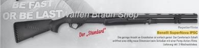 BENELLI  Repetierflinte Supernova IPSC	 12/89 LL 66cm 