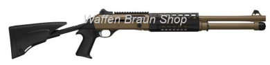Benelli Selbstladeflinte - M4 T-Pro Brown - 12/76 / LL 36cm / MC Teleskopschaft 