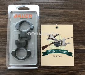 Bauer HJB Stahlmontage Slim-Line 30mm, Bauhöhe Hoch, für Pikatinny-/ Weaverschiene 