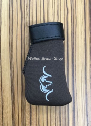 Blaser Mündungsschoner aus Neopren Braun mit Klettverschluss 