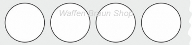 Schusspflaster weiß 20 mm, selbstklebend Farbe: weiß 