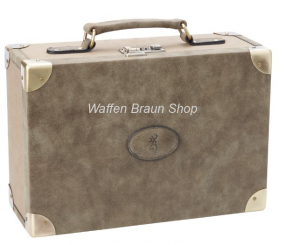 Browning Munitionskoffer Grouse mit Zahlenschloss, Braun, T=25, H=15 ,B=37 cm 