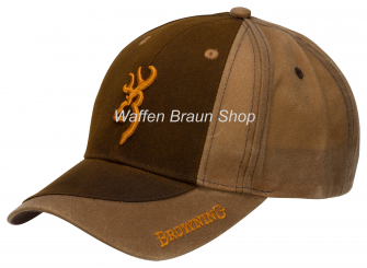 Browning Cap Two Tone Wax DK Brown/BRN 