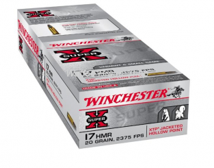Winchester 17HMR, SUPER-X, 20gr, JHP, 50Plast 