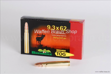 BRENNEKE. 9,3X62 TOG 16g   A20 