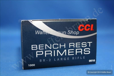 CCI BR2 Zündhütchen Large Rifle 100 Stück 