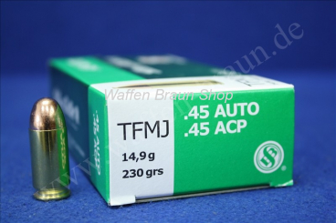 S+B .45ACP TFMJ NON-TOX 230grs. 50St 