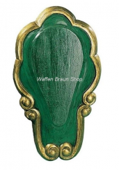 Trophäenschild Bock, handbemalt, 26x15 cm 