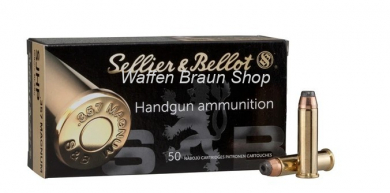 Sellier & Bellot .357 Mag. Teilmantel HP 10,2g/158grs.50 Stück 
