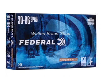 Federal .30-06 SPRINGF.150GR SOFT POINT #3006A 20 Stück 
