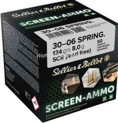 S+B, Screen-Ammo, .30-06Spr., FMJ, 124grs., 50St 