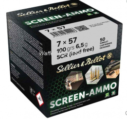 S&B 7x57 Screen SCR Zink 100 grs 50 Stk 