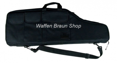 Fritzmann Gewehrfutteral Polyester, mit Schultergurt und 3 Außentaschen, 86 x 30 cm 