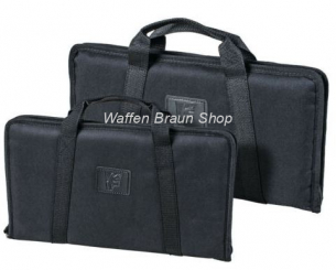 Pistolen Futteral Schwarz für Zwei Kurzwaffen 35x23 aus Nylon 