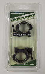 CCOP Montageringe für 11mm Schiene, Schwarz matt, 1", 13mm, geeignet für LG und KK 