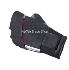 Fingerfreier Schießhandschuh für die Rechte Hand Gr. S Schwarz/ Rot 