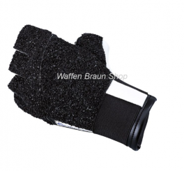 Gehmann Schießhandschuh fingerfrei Gr.L für die Linke Hand Weiß/ Schwarz 