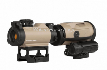 Sig Sauer ROMEO-MSR 2 MOA + JULIET3 Micro Magnifier 3x22 FDE 