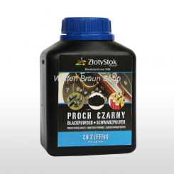 Zloty Stok ZS 2, 500 g 3Fg Schwarzpulver Verwendung Kurzwaffe, Vorderladerpulver Körnung 0.5 - 0.8 