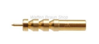 Dewey Messingspitze Kal.38 ( 9mm) kurz mit 12/28 Innengewinde, Dewey Nur passend zum Dewey Putzstock 