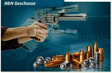 H&N Geschosse9mm HP .357/147 High Speed 500 Stk 