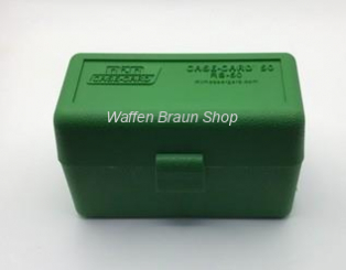 MTM Patronenbox mit Klappdeckel 50 RDS Grün für Kaliber .222/.223/.204/6x47 