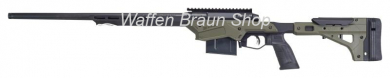 SAV 56069 AXIS II PREC .308WIN 22_/56CM MDT ALU CHASSIS W/ OLIVE DRAB SKIN -10RDS -5/8-24 