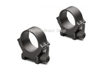 Leupold QRW Ringmontage für Weaverprofil, Schwarz matt, 30mm, Medium 