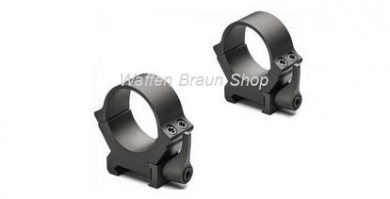 Leupold QRW Ringmontage für Weaverprofil, Schwarz matt, 30mm, High 