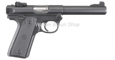 RUGER PISTOLE MARK IV 22/45 TARGET .22 LR 5,5"/13,97CM SCHWARZ 