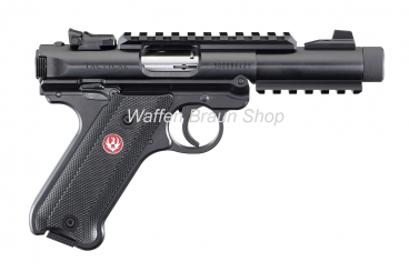 RUGER PISTOLE MARK IV TACTICAL .22 LR 4,4"/11,18CM BRÜNIERT 