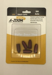 A-ZOOM 15113 EXERZIER-/PUFFER- .380 AUTO 5ER PACK 