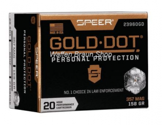 Speer Gold Dot .357 Mag. 158 grs. HP 20 Stück 