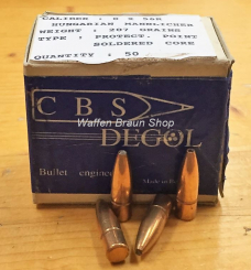 Geschosse, CBS DEGOL Kal. 8 x 56R 207gr. 