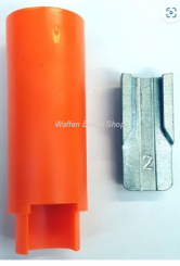 Dillon 550 Conversion Kit für automatische Hülsenzufuhr, Farbe Gelb 