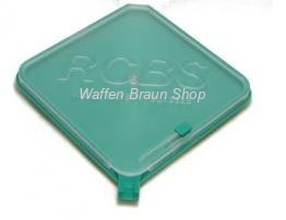 RCBS PRIMER TRAY ZÜNDHÜTCHEN-BEHÄLTER ECKIG, aus Kunststoff, Grün 