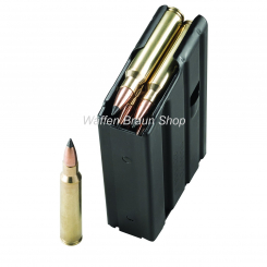 Duramag Stahlmagazin für AR15, .223 Rem., 10 Schuss, Oranger Follower 