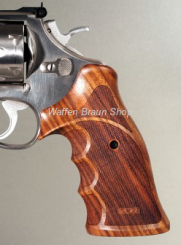 S&W N-Rahmen round butt, geschlossenem Griffrücken, Fingerrillen, stark tailliert, Rhomlas, Gr. XL 