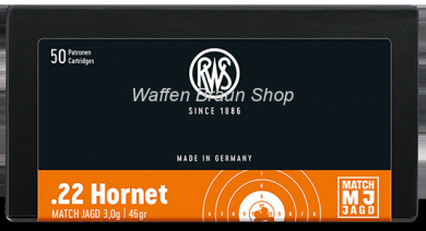 RWS .22 HORNET MJ 3,0G 50ER 