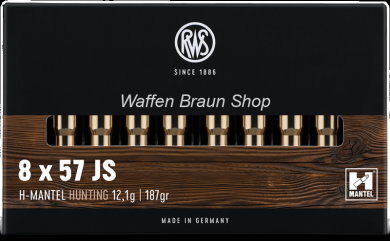 RWS 8X57 JS HMK 12,1G 20ER 