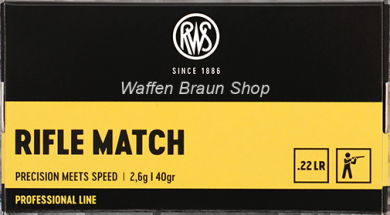 RWS .22 l.r. RIFLE MATCH* 50 Stück 