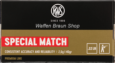 RWS .22 l.r. SPEC MATCH 50 Stück 