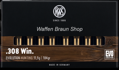 RWS .308 WIN EVO 11,9G 184GR 20ER 
