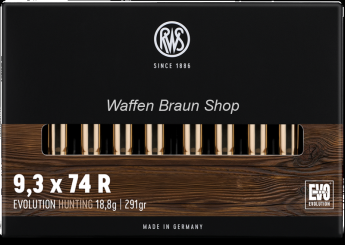 RWS 9,3X74 R EVO 18,8G 290GR 20ER 