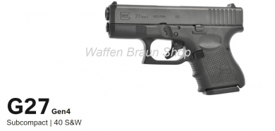 GLOCK PISTOLE 27 Generation 4. .40 S&W 